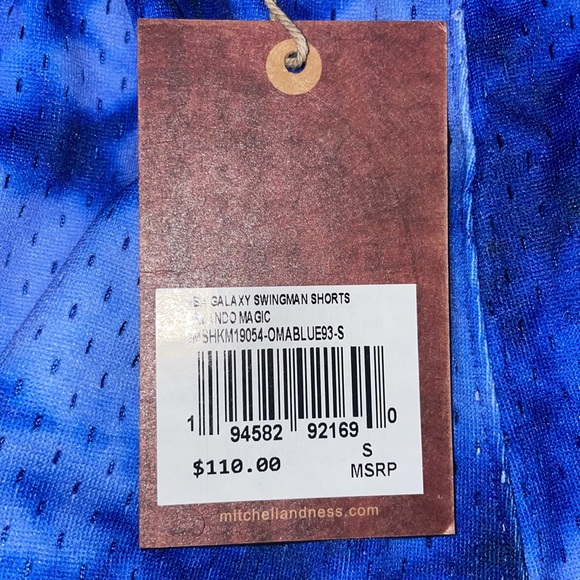 Mitchell & Ness ORLANDO MAGIC GALAXY SWINGMAN SHORTS (REFLECTIVE COLLECTION - Picture 9 of 10